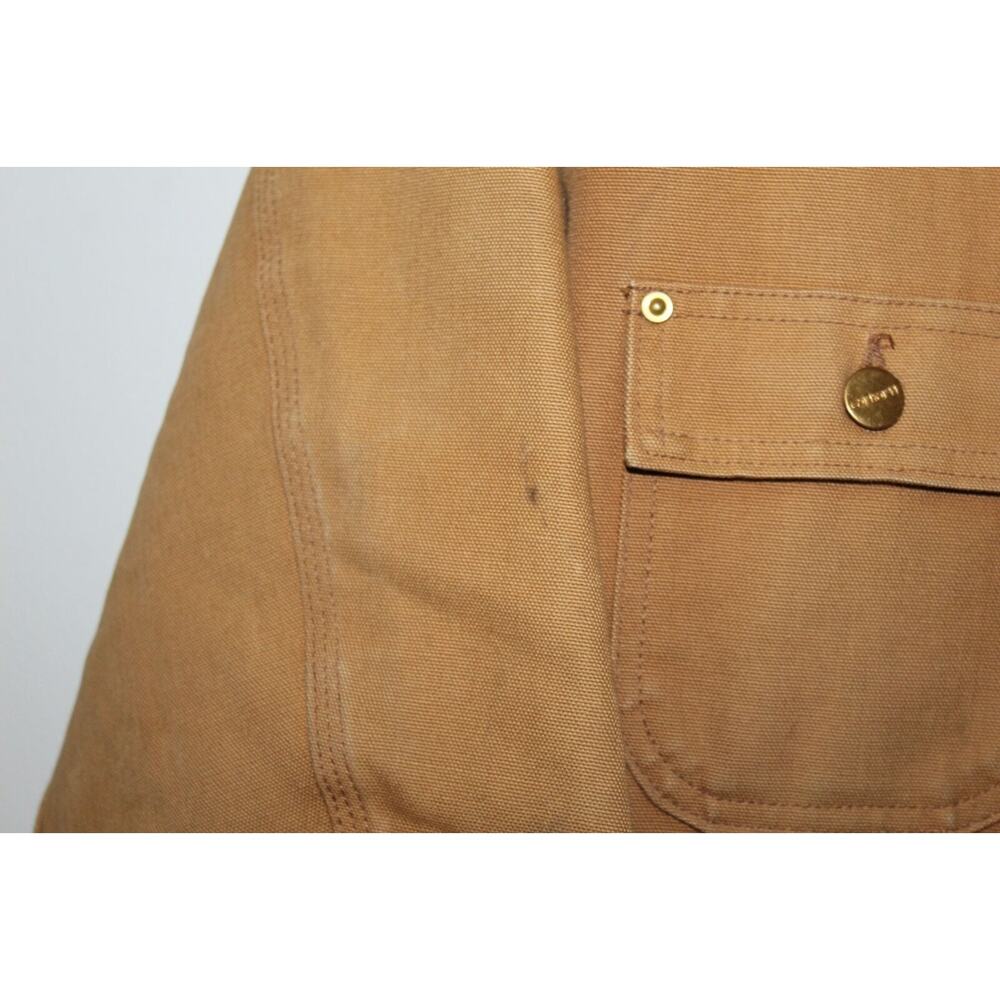 Carhartt Duck Chore Coat Blanket Lined Jacket Work Barn Men's Read Size H14677 - Picture 6 of 12